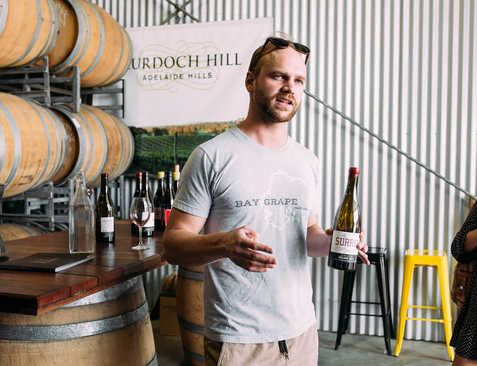 Michael Downer from Murdoch Hill winery