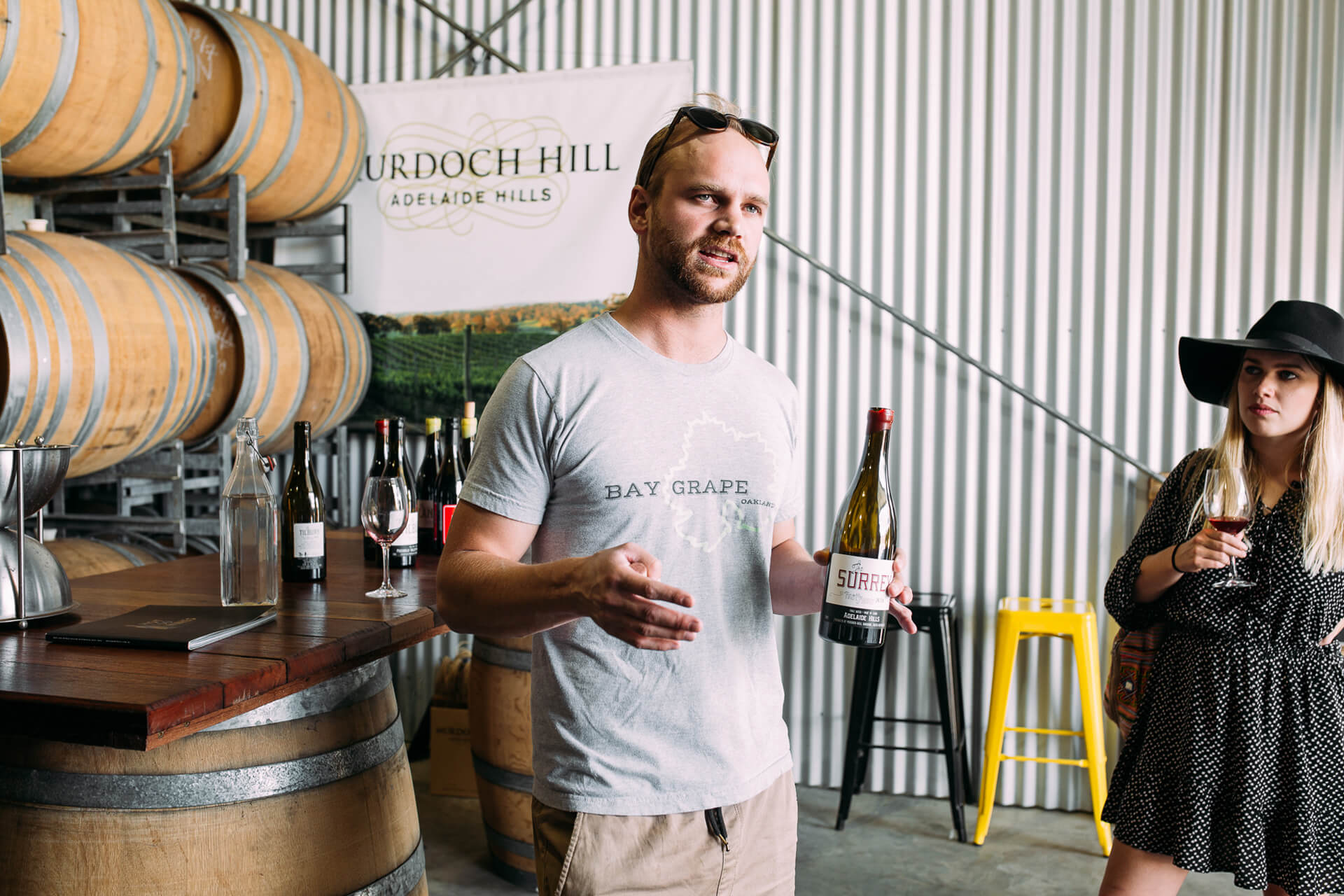 Michael Downer from Murdoch Hill winery