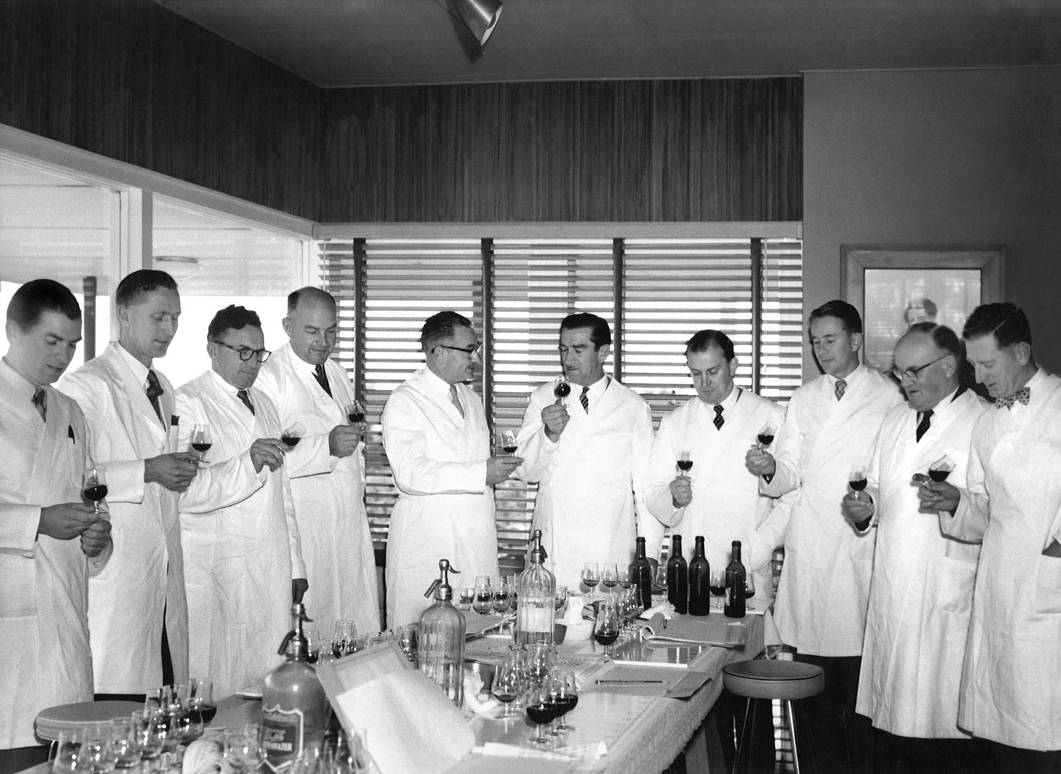 The Penfolds winemaking team in 1950 | 2023